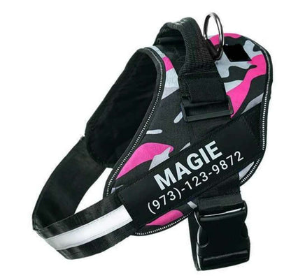 Personalized Custom Reflective Breathable Dog Harness 